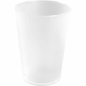 Flergangsdrikkeglas, ABENA Gastro, 10,5cm, Ø7,7cm, 30 cl, 35 cl, frosted hvid, PP