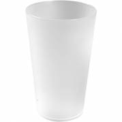 Flergangsdrikkeglas, ABENA Gastro, 13,7cm, Ø8,5cm, 50 cl, 55 cl, frosted hvid, PP