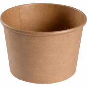 B&aelig;ger, ABENA Gastro, 7,7cm, &Oslash;11,5cm, 500 ml, brun, kraft/PE, 500 ml, 16 oz