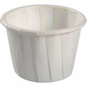 Pliss&eacute;b&aelig;ger, 3cm, &Oslash;4,4cm, 23,5 ml, 30 ml, hvid, papir, 1 oz
