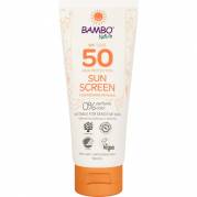 Sollotion, Bambo Nature, 100 ml, SPF 50, uden farve og parfume, EU