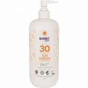 Sollotion, Bambo Nature, 500 ml, SPF 30, uden farve og parfume, 23% fedt, SCA