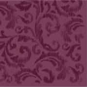 Middagsserviet, Dunilin, Saphira plum, 1/8 fold, 40x40cm, plum *Denne vare tages ikke retur*