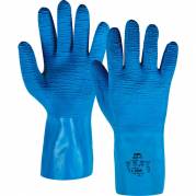 Latex handske, DPL Ruf-it, 9/L, bl&aring;, latex, varmeresistent