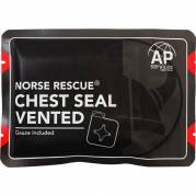 Chest seal, Norse Rescue, 15x15cm, til brystkasse, ventileret *Denne vare tages ikke retur*