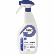 Glasrens, Diversey SURE Glass Cleaner, 750 ml, klar-til-brug, uden alkohol, farve og parfume