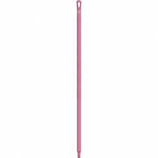 Skaft med gevind, Vikan, 130cm, Ø3,2cm, pink, glas/PP, ultra hygiejnisk *Denne vare tages ikke retur*