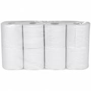 Toiletpapir, neutral, 2-lags, 34,5m x 9,4cm , Ø10cm, hvid, genanvendt papir