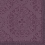 Middagsserviet, Dunilin, Opulent Plum, 1/4 fold, 40x40cm, plum *Denne vare tages ikke retur*