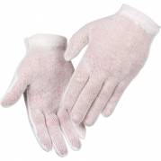 Tekstil handske, ABENA, 7, hvid, bomuld/polyester, interlock