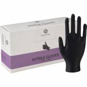 Engangshandske, Essentialz, XS, sort, nitril, pudderfri