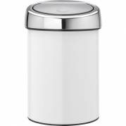 Hygiejne beholder, Brabantia Touch bin, hvid, 3 l