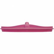 Gulvskraber, Vikan, 40x8x9cm, pink, TPE gummi/PP, 40 cm, med enkeltblad, ultra hygiejnisk