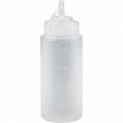 Dressingflaske, ABENA Cater-Line, 450 ml, klar, PE/PP, med m&aring;l