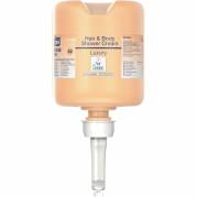 H&aring;r og body shower cream, Tork S2 Premium, 475 ml, med farve og parfume, mini