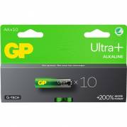 Batteri, GP Ultra Plus, Alkaline, AA, 10-pak