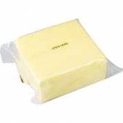 Aft&oslash;rringsklud, ABENA, 40x30cm, gul, polyester/viskose *Denne vare tages ikke retur*