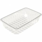 K&oslash;dbakke, K 81-60S, 26,3x16,4x5,9cm, 1850 ml, klar, APET