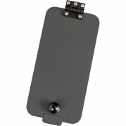 L&aring;g, Tina Trolleys, gr&aring;, pulverlakeret st&aring;l, rektangul&aelig;rt til 60 l affaldsspande, med soft-close