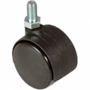 Hjul, Tina Trolleys, &Oslash;40mm, sort, m&oslash;belhjul med bremse, s&aelig;t med 4 stk