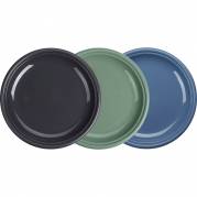 Tallerken, Essentialz, 22,5cm, flerfarvet, PP, til flergangsbrug