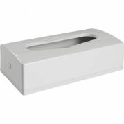 Dispenser, 7x14x27cm, hvid, plast, til ansigtsservietter