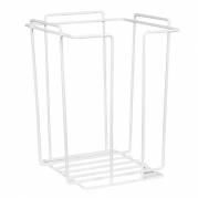 Vaskekludestativ, ABENA, 23x23x13,5cm, hvid, metal, holder til skumvaskeklude