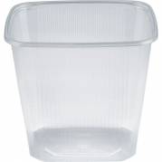 Plastbakke, 10,8x8,1x10,3cm, 500 ml, klar, PP