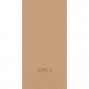 Middagsserviet, Duni Ecoecho, 2-lags, 1/8 fold, 40x40cm, brun, nyfiber *Denne vare tages ikke retur*