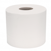 Toiletpapir, neutral, 2-lags, 33,75m x 9,8cm , Ø10cm, hvid, 100% nyfiber
