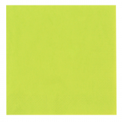 Frokostserviet, ABENA Gastro, 3-lags, 1/4 fold, 33x33cm, limegrøn, nyfiber