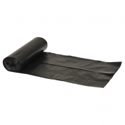 Sækko-Boy sæk, 1-lags, 60 l, sort, LDPE/genanvendt, 55x103cm