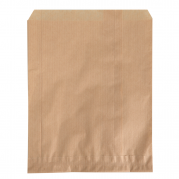 Brødpose 33,5x24cm 35 g/m2 brun papir uden rude engangs