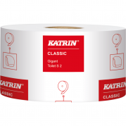 Jumborulle, Katrin Classic, 2-lags, Mini, 200m x 9,8cm , Ø19cm, hvid, blandingsfibre