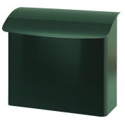 Postkasse, Toledon, 12x27x40cm, mørkegrøn, pulverlakeret stål *Denne vare tages ikke retur*