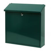 Postkasse, Malagan, 11,5x37x37cm, grøn, pulverlakeret stål *Denne vare tages ikke retur*