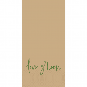 Middagsserviet, Duni, Love Green, 2-lags, 1/8 BF, 40x40cm, flerfarvet, tissue