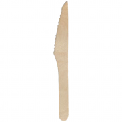 Kniv, ABENA Gastro, 16,5cm, brun, birketræ