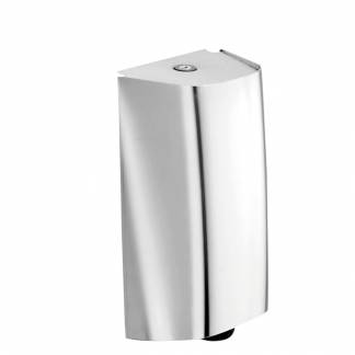 St&Atilde;&yen;ldispenser, Intra Millinox, 15x28,5cm, 1000 ml, gr&Atilde;&yen;, rustfrit st&Atilde;&yen;l, til s&Atilde;&brvbar;be *Denne vare tages ikke retur*