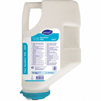Vaskemiddel, Clax Revoflow Pro, med koncentreret blegemiddel, 4 kg