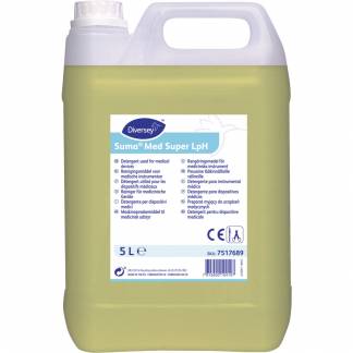 Maskinopvask, Diversey Suma Med Super LpH, 5 l, uden klor, farve og parfume *Denne vare tages ikke retur*