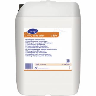 T&Atilde;&cedil;jvask, Diversey CLAX Mild Color 33D1, 20 l, flydende, kul&Atilde;&cedil;rt, uden farve og parfume *Denne vare tages ikke retur*