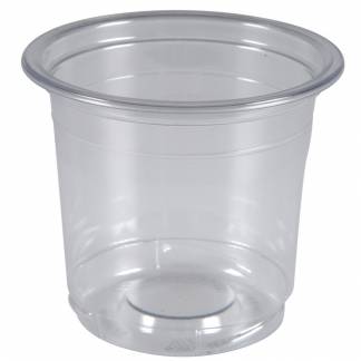 Plastb&Atilde;&brvbar;ger, ABENA Cater-Line, TowerPac, 5,5cm, &Atilde;&tilde;6,23cm, 90 ml, klar, RPET, med skruebund