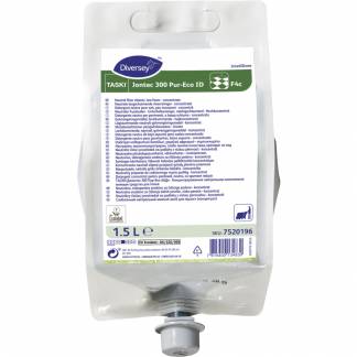 Gulvreng&Atilde;&cedil;ring, Diversey TASKI Jontec 300 Pur-Eco ID F4c, 1,5 l, ID, med farve og parfume *Denne vare tages ikke retur*