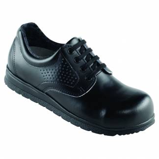 Sko, Euro-Dan Classic, 48, sort, SRC, O1, sn&Atilde;&cedil;re, perforeret, vidde 13 *Denne vare tages ikke retur*