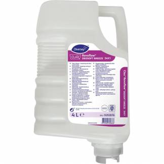 Skyllemiddel, Diversey CLAX Revoflow Deosoft Breeze 54X1, 4 l, lugtabsorberende, uden farve, med parfume