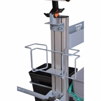 Handskeholder, Tina Trolleys, 10x26x17cm, gr&aring;, pulverlakeret st&aring;l, til 1 pakke *Denne vare tages ikke retur*