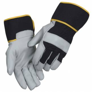 All-round handske, 9, gr&Atilde;&yen;, PU/kanvas bomuld, driver, vandafvisende PU