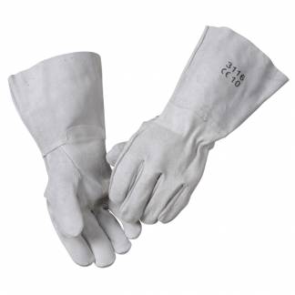 Oksespalthandske, 9, hvid, oksel&Atilde;&brvbar;der, svejsehandske