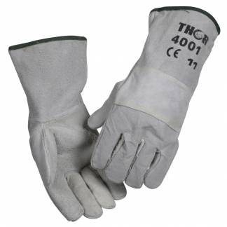 Oksespalthandske, THOR, 10, gr&Atilde;&yen;, oksel&Atilde;&brvbar;der, svejsehandske